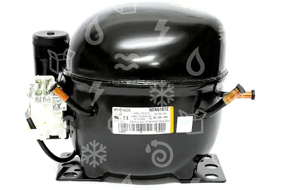 kompresor EMBRACO NEK6187Z, 200 -230V, 50Hz, 208 - 230V, 60 Hz